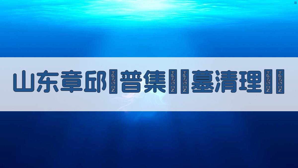 山东章邱縣普集鎮漢墓清理簡報
