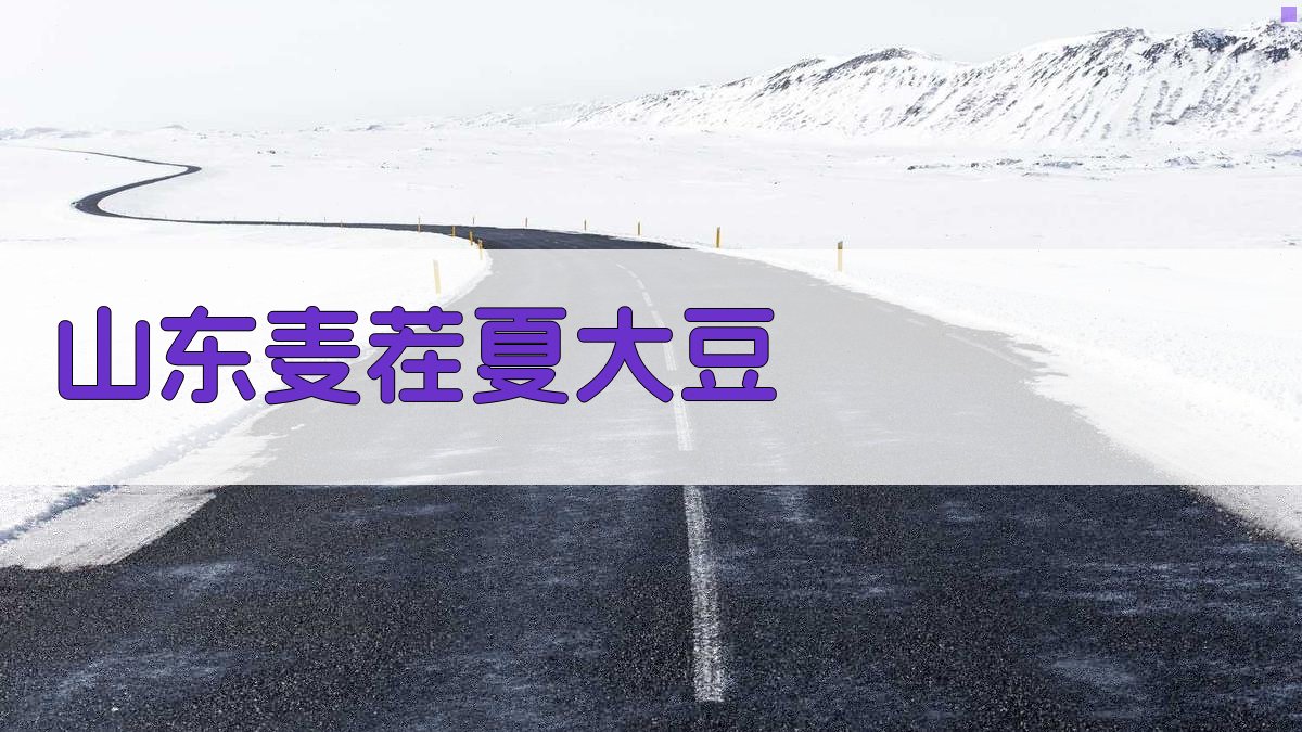 AI麦茬夏大豆技术方案