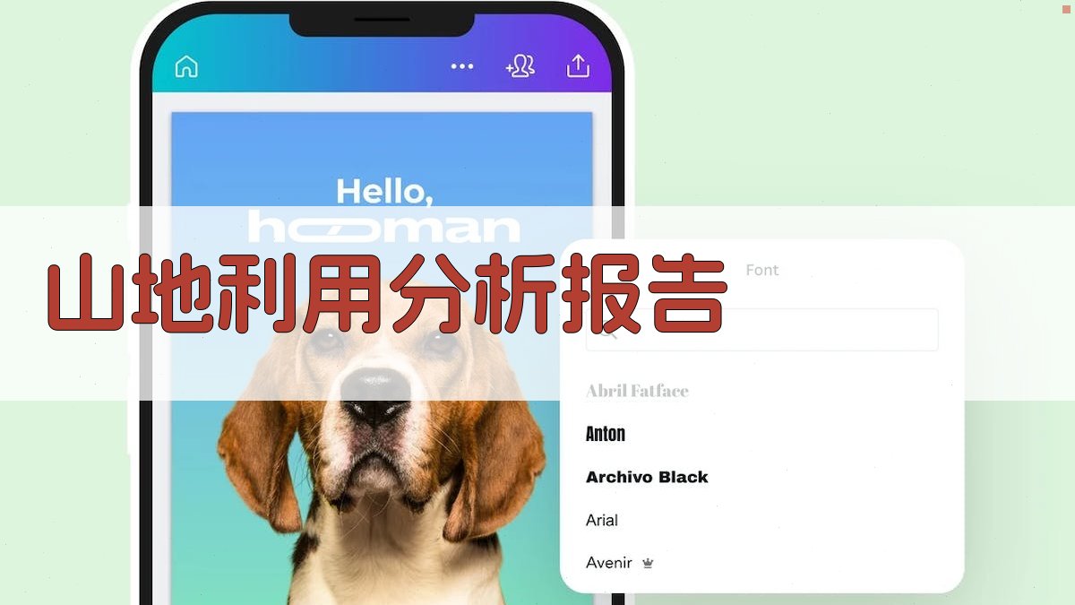 AI智能山地利用分析报告生成器