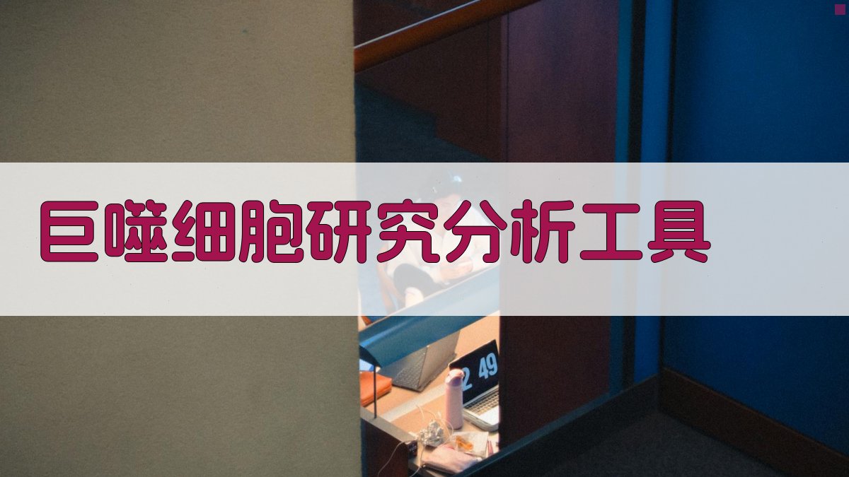 AI巨噬细胞研究分析工具