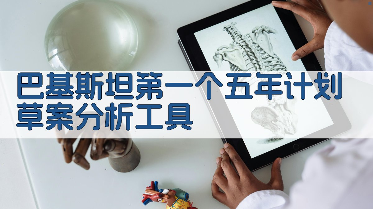 巴基斯坦第一个五年计划草案分析工具