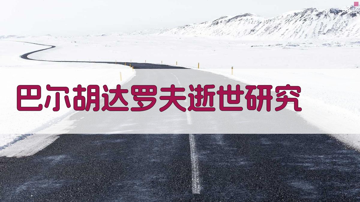 AI巴尔胡达罗夫逝世研究分析工具