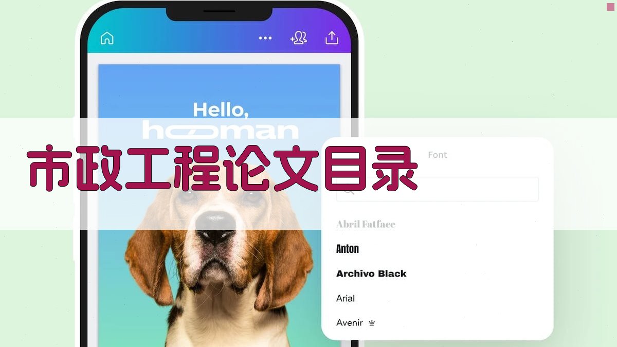 市政工程论文目录