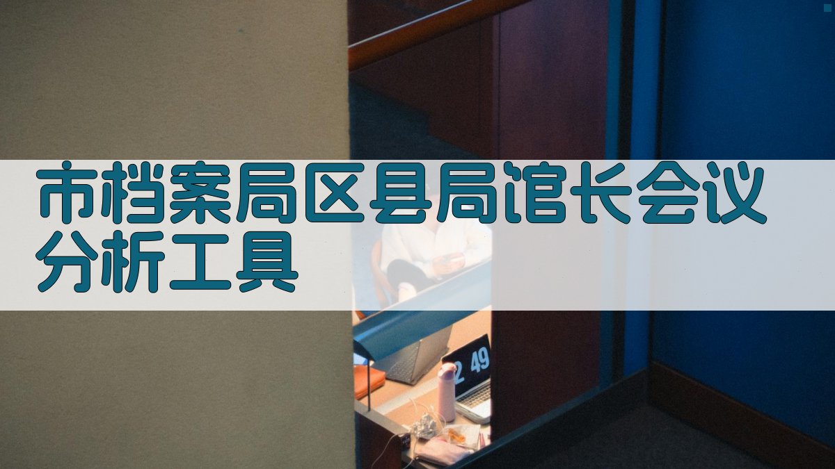 市档案局区县局馆长会议分析工具