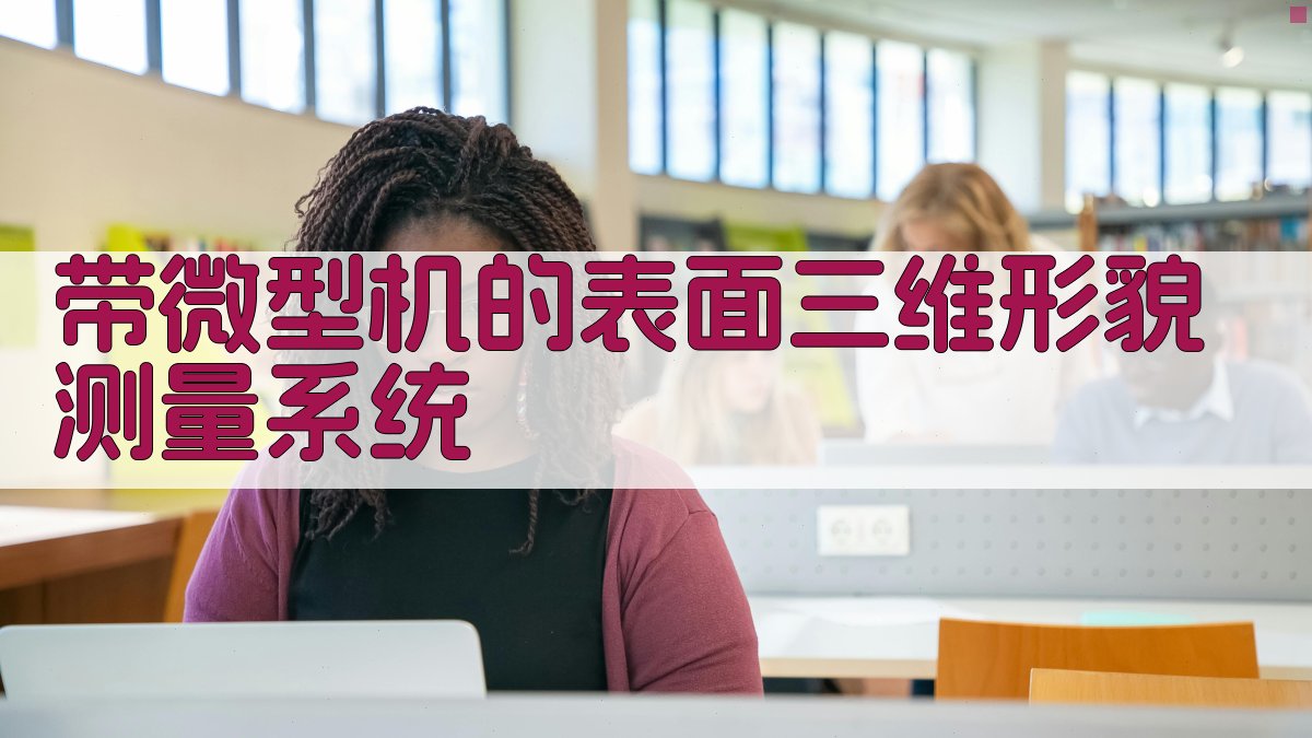 带微型机的表面三维形貌测量系统