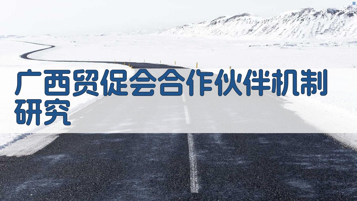 广西贸促会合作伙伴机制研究
