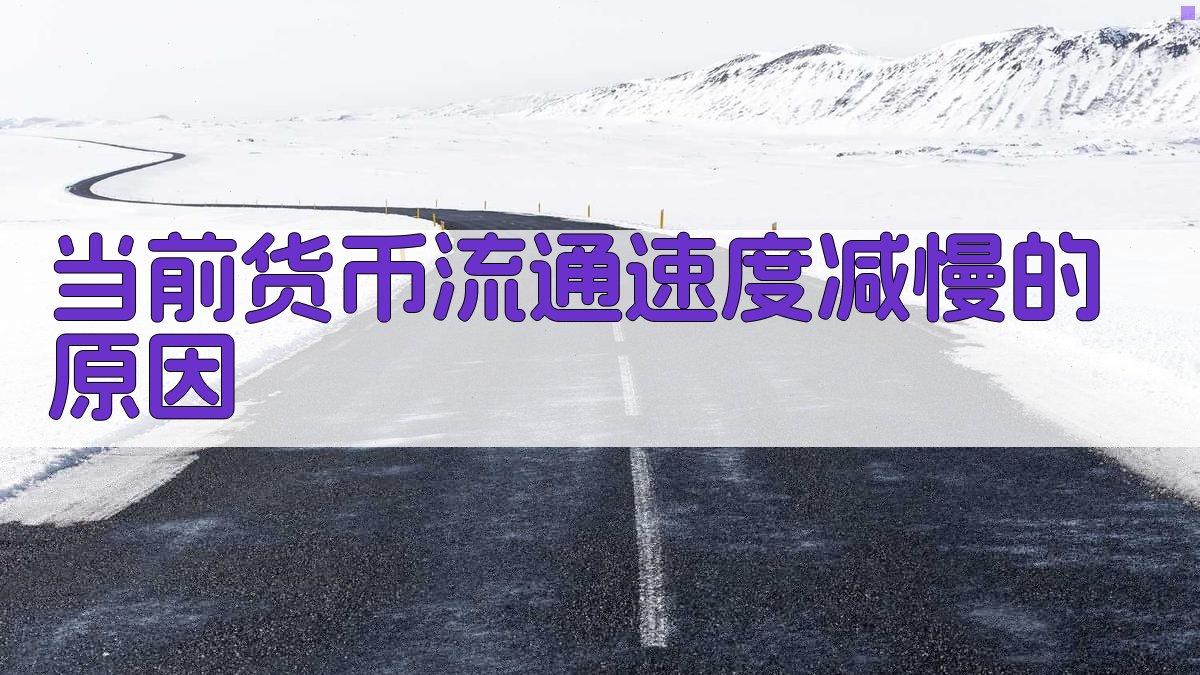 当前货币流通速度减慢的原因