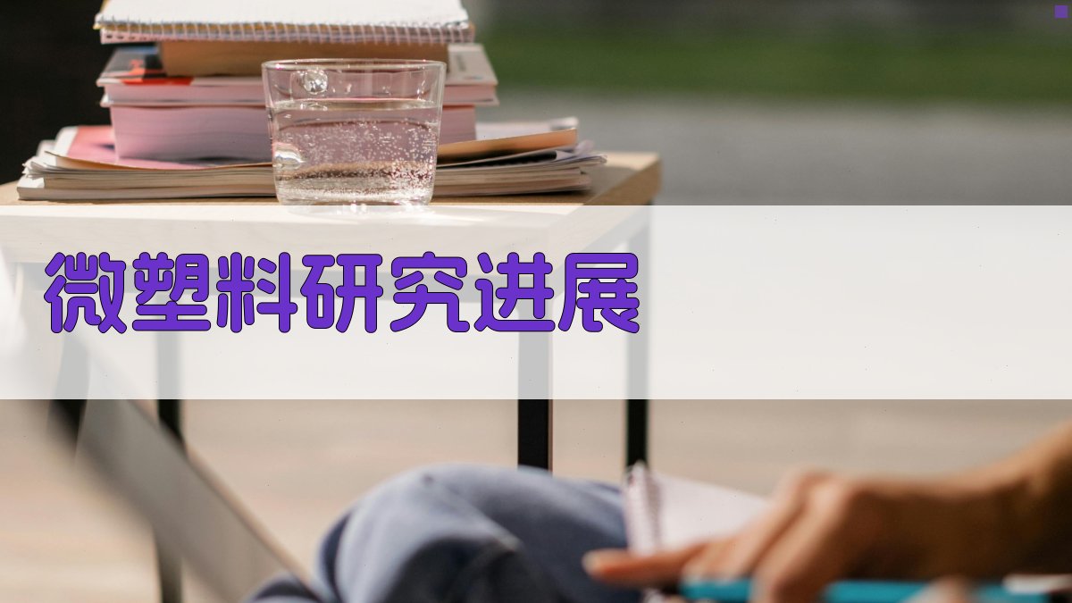 AI一键生成微塑料研究进展