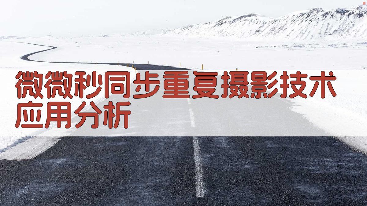 微微秒同步重复摄影技术应用分析