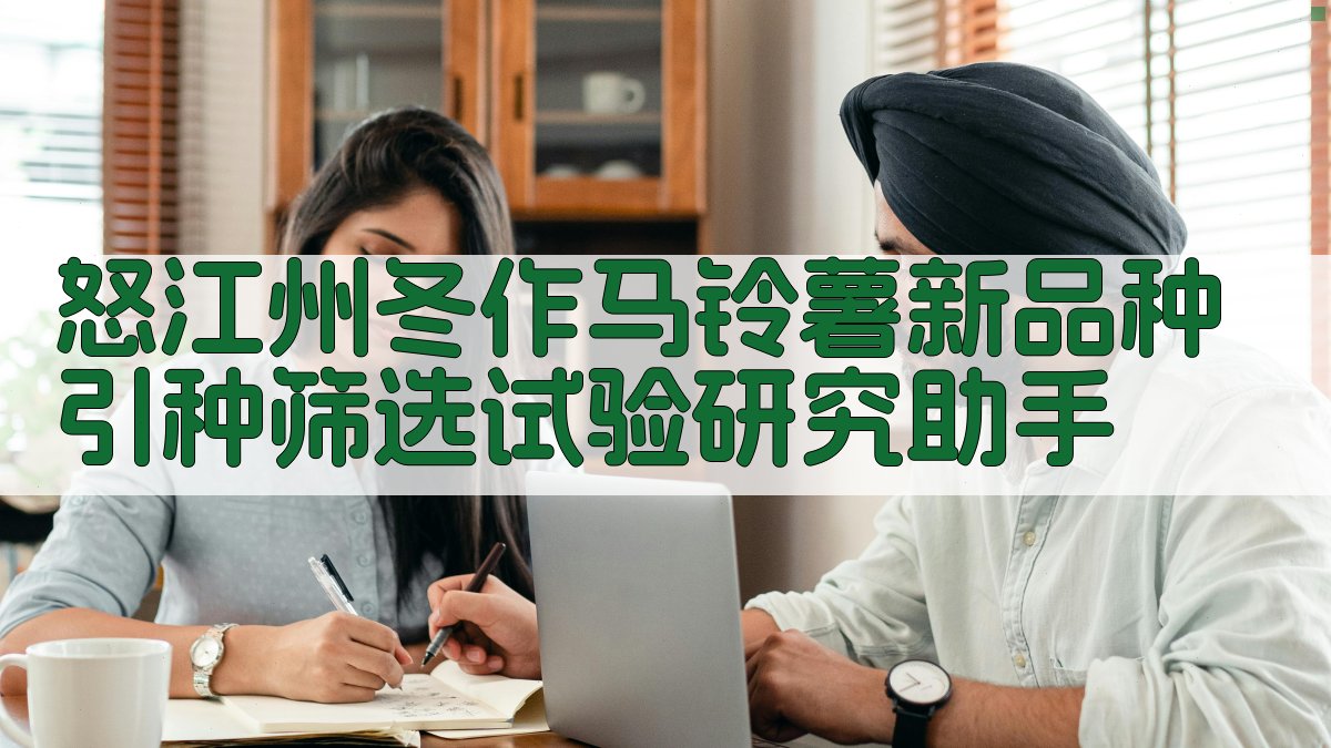 怒江州冬作马铃薯新品种引种筛选试验研究助手