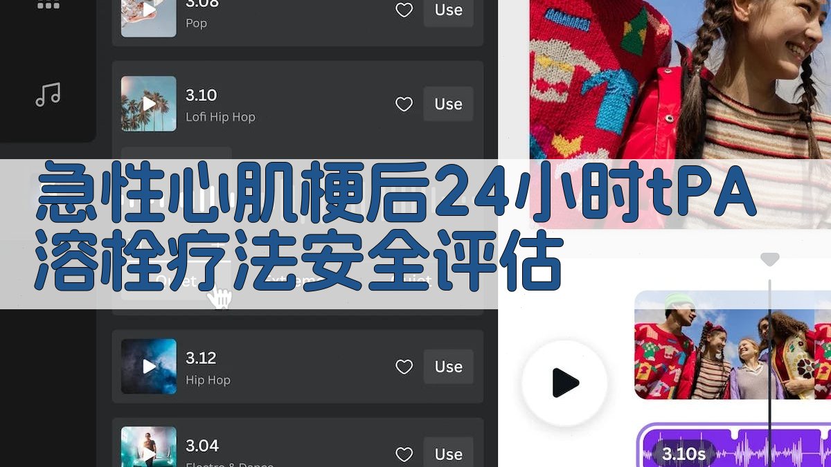 急性心肌梗后24小时tPA溶栓疗法安全评估