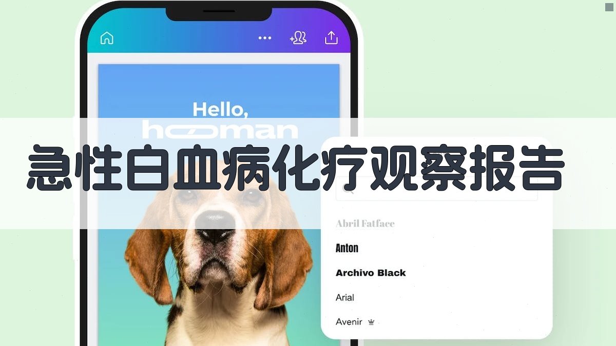 AI急性白血病化疗观察报告生成器