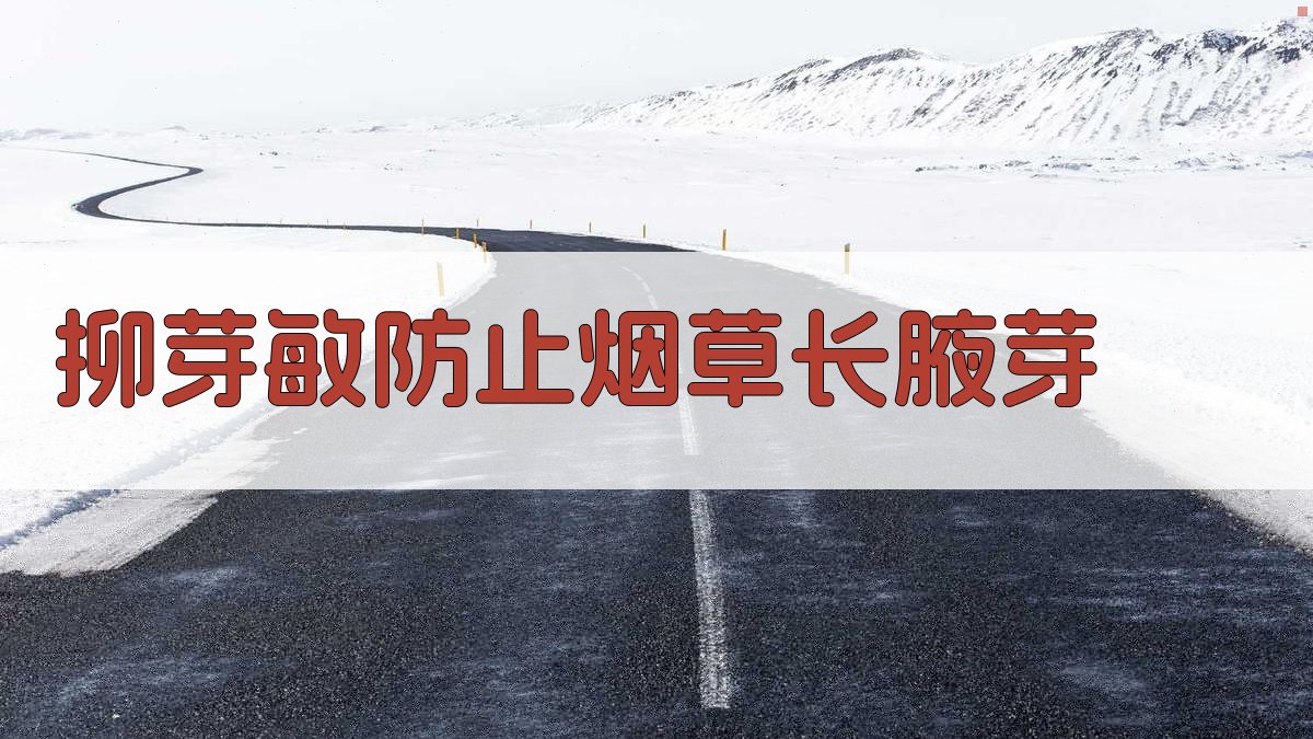 抑芽敏防止烟草长腋芽