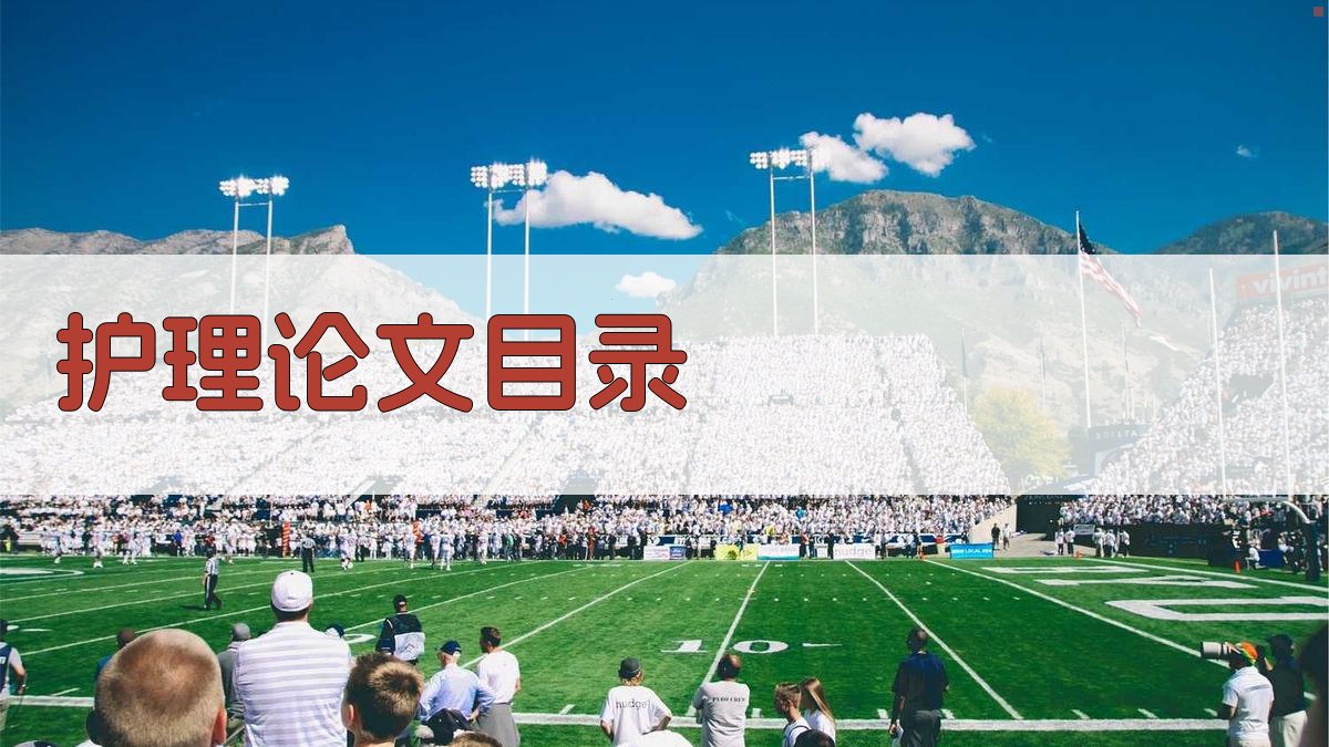 AI护理论文目录生成器