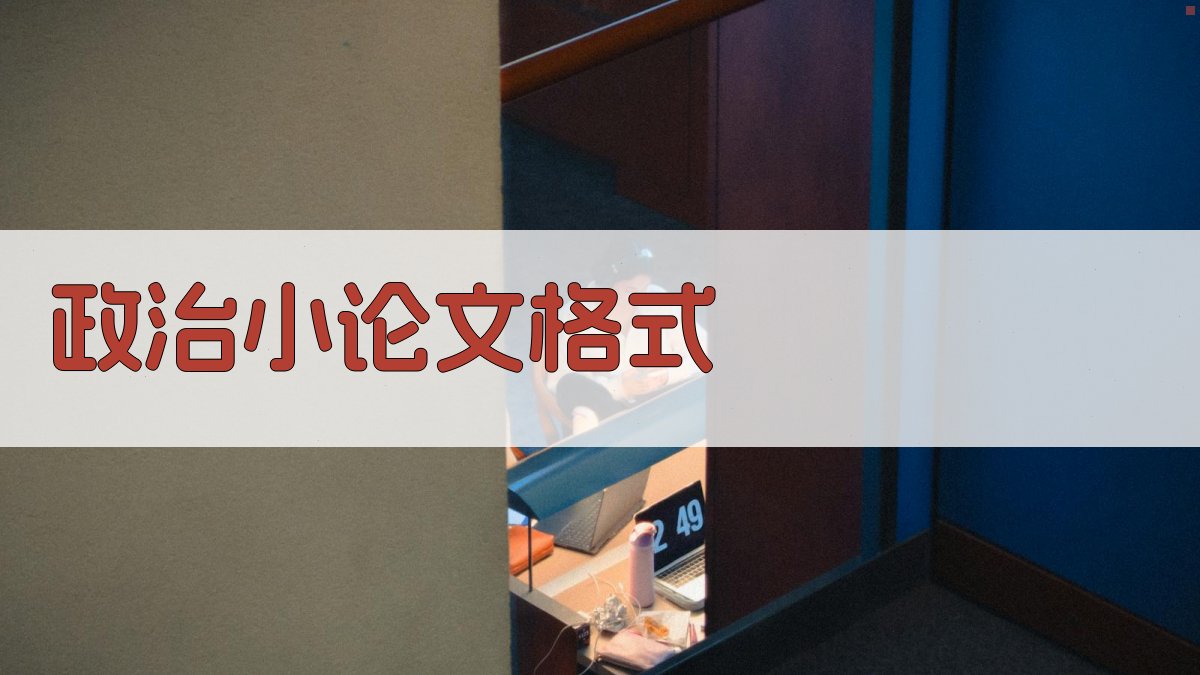 AI政治小论文格式