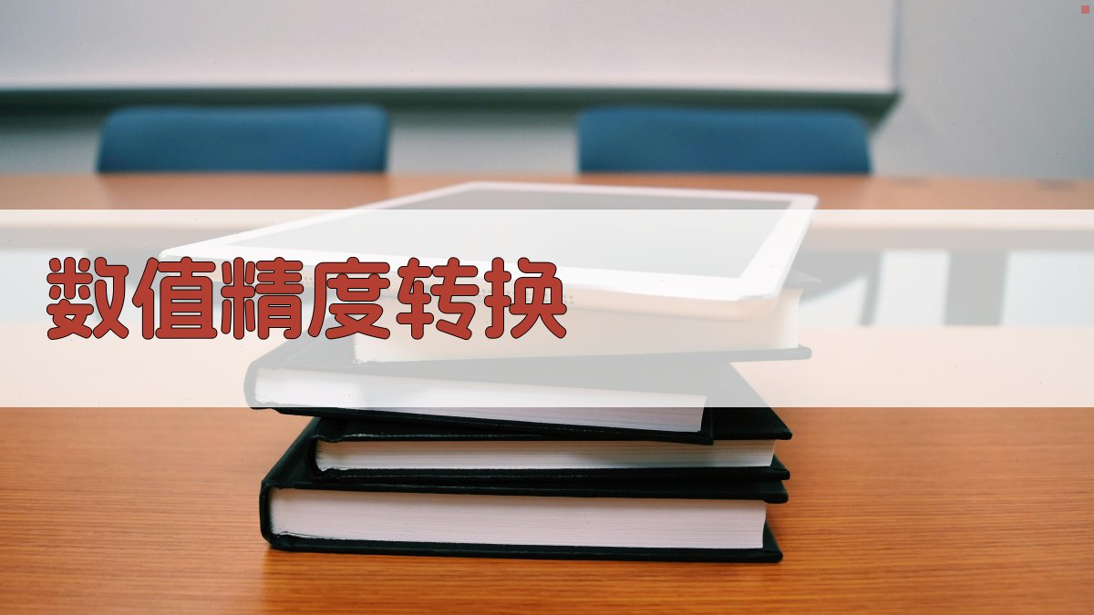 AI数值精度转换