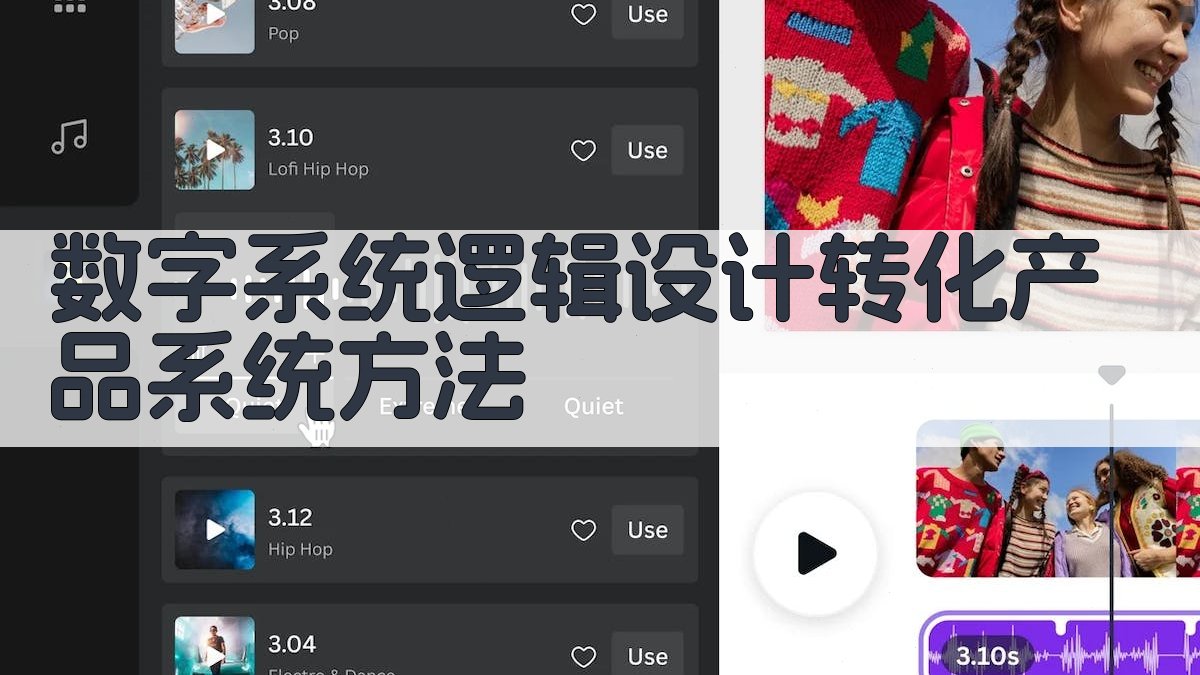 数字系统逻辑设计转化产品系统方法