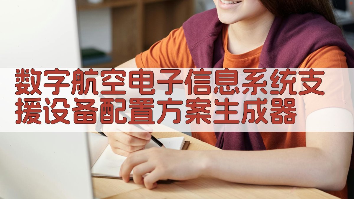 数字航空电子信息系统支援设备配置方案生成器