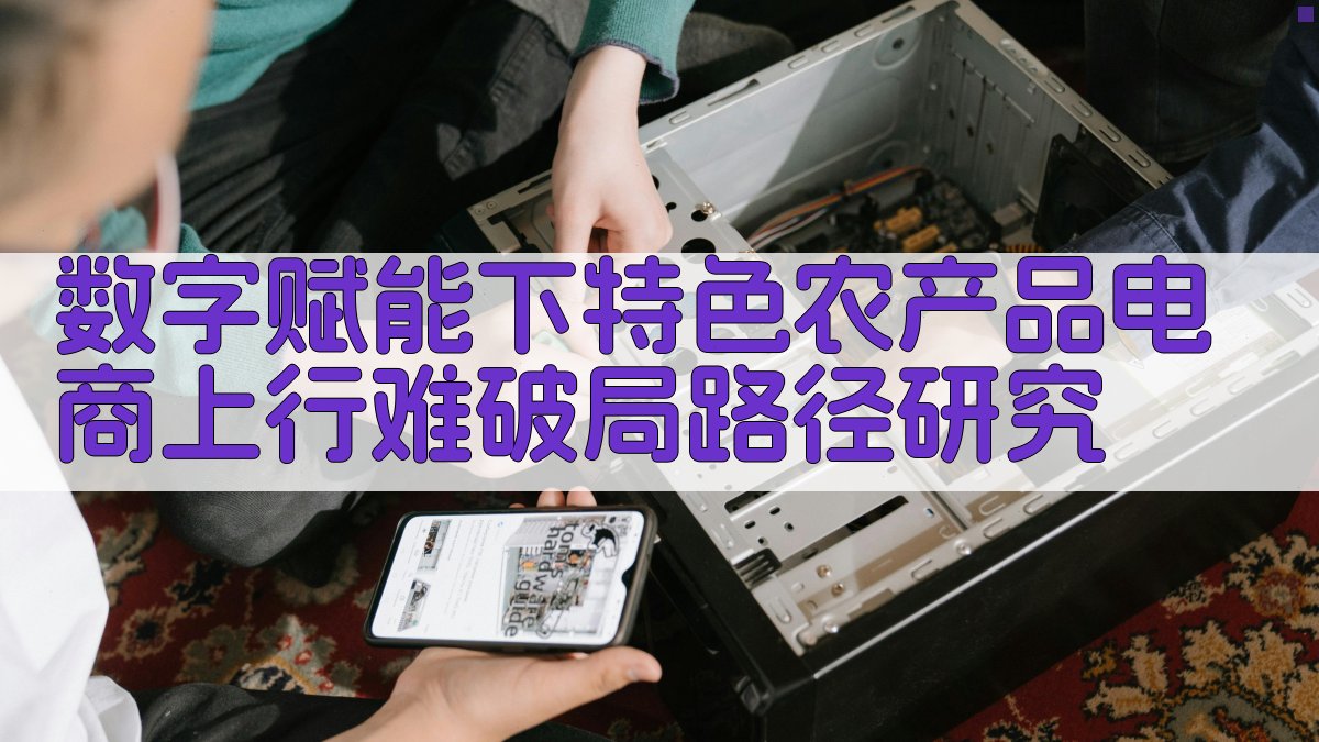 数字赋能下特色农产品电商上行难破局路径研究