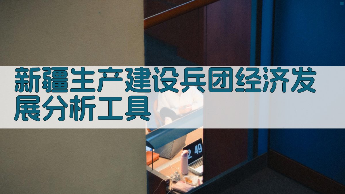 新疆生产建设兵团经济发展分析工具