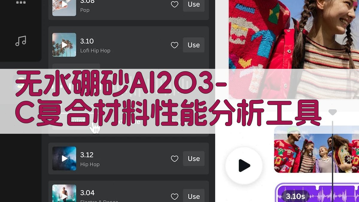 无水硼砂Al2O3-C复合材料性能分析工具