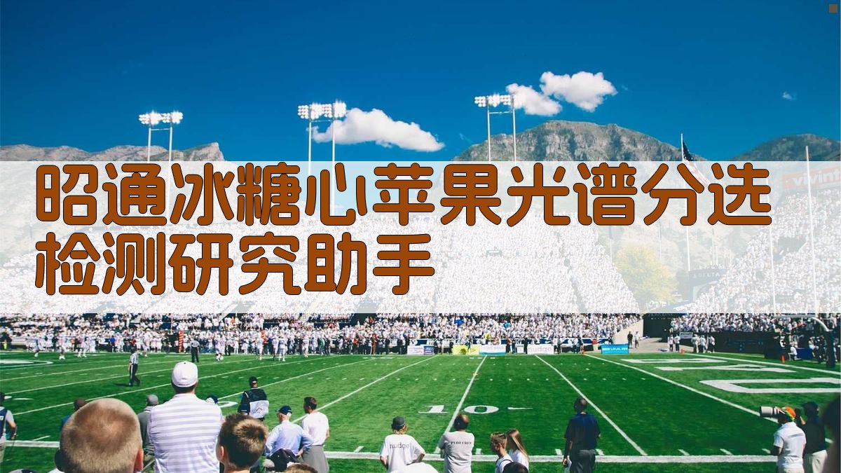 昭通冰糖心苹果光谱分选检测研究助手