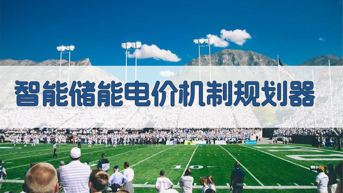 AI智能储能电价机制规划器