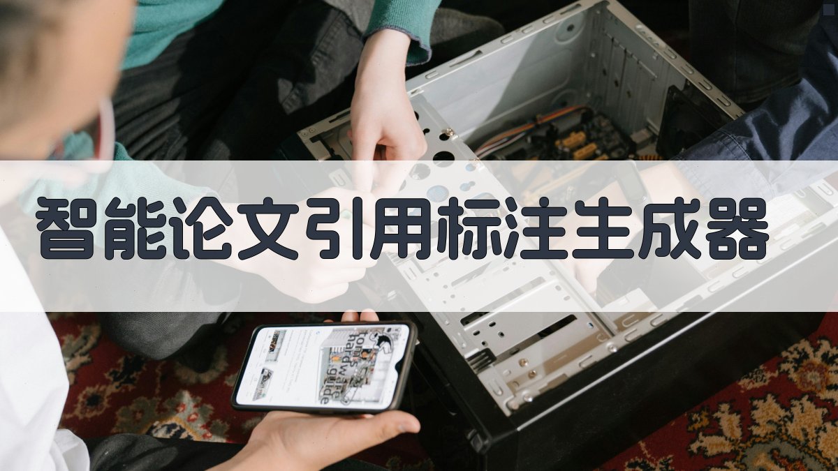 AI智能论文引用标注生成器