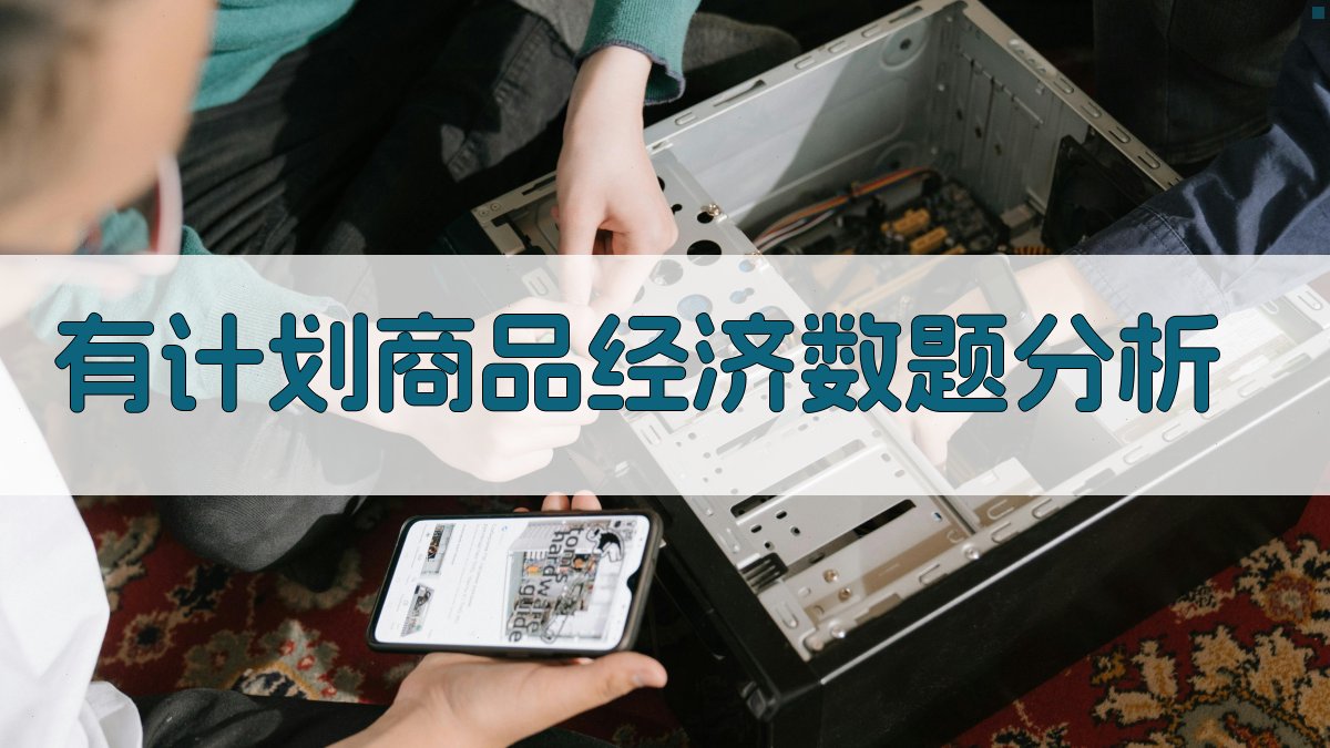 有计划商品经济数题分析