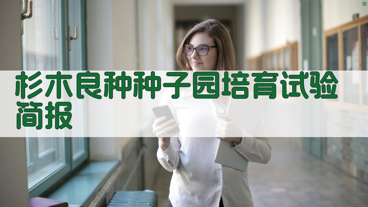 AI一键生成杉木良种种子园培育试验简报