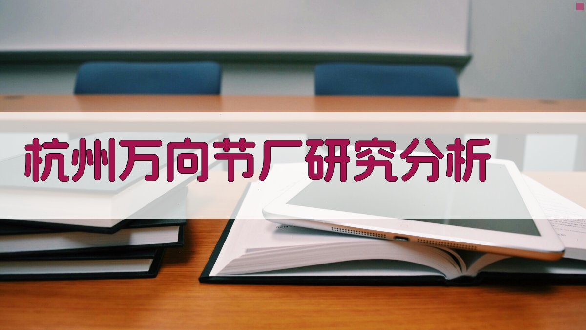 杭州万向节厂研究分析