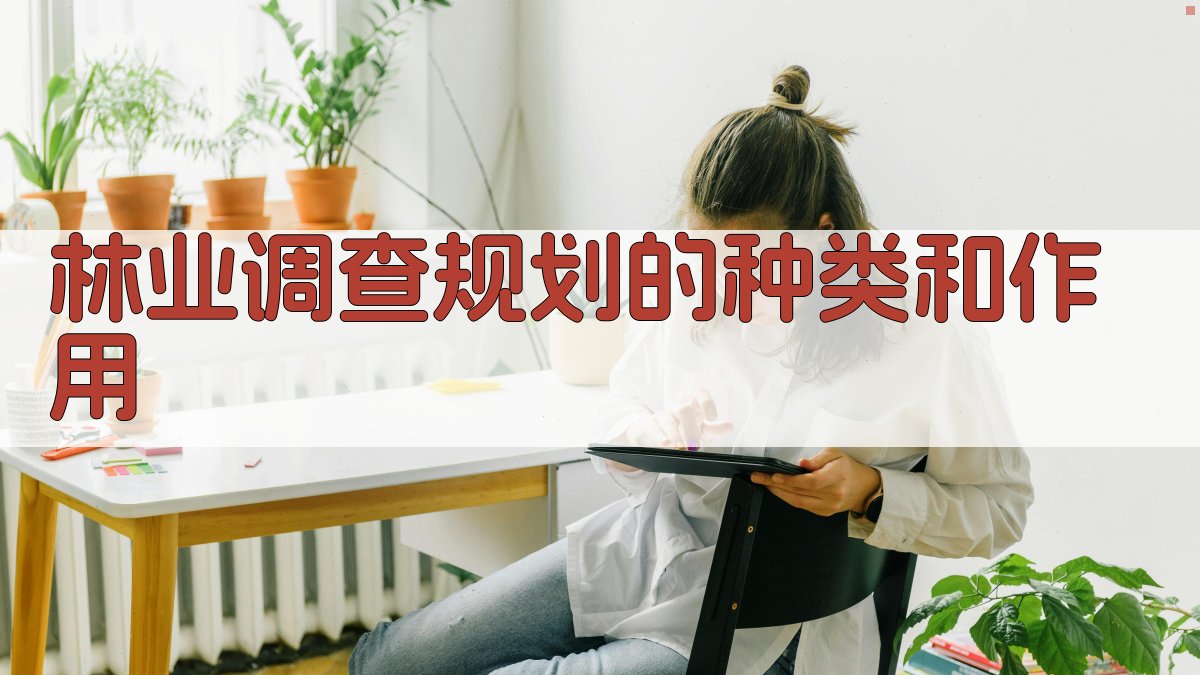 林业调查规划的种类和作用
