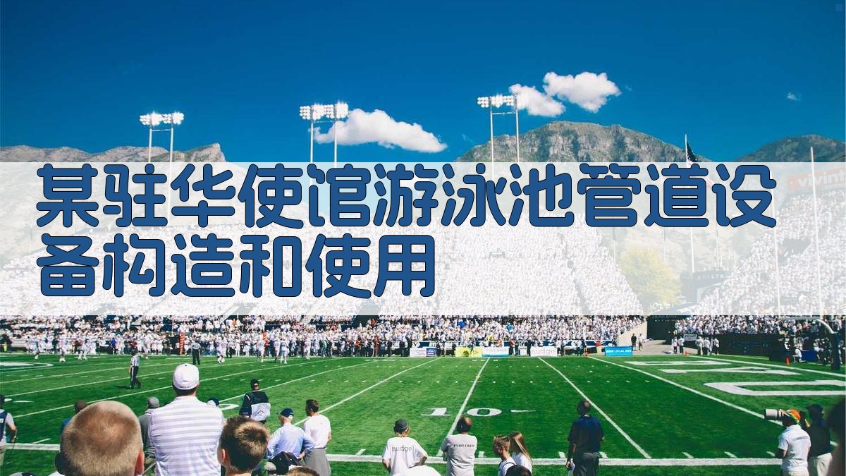 某驻华使馆游泳池管道设备构造和使用