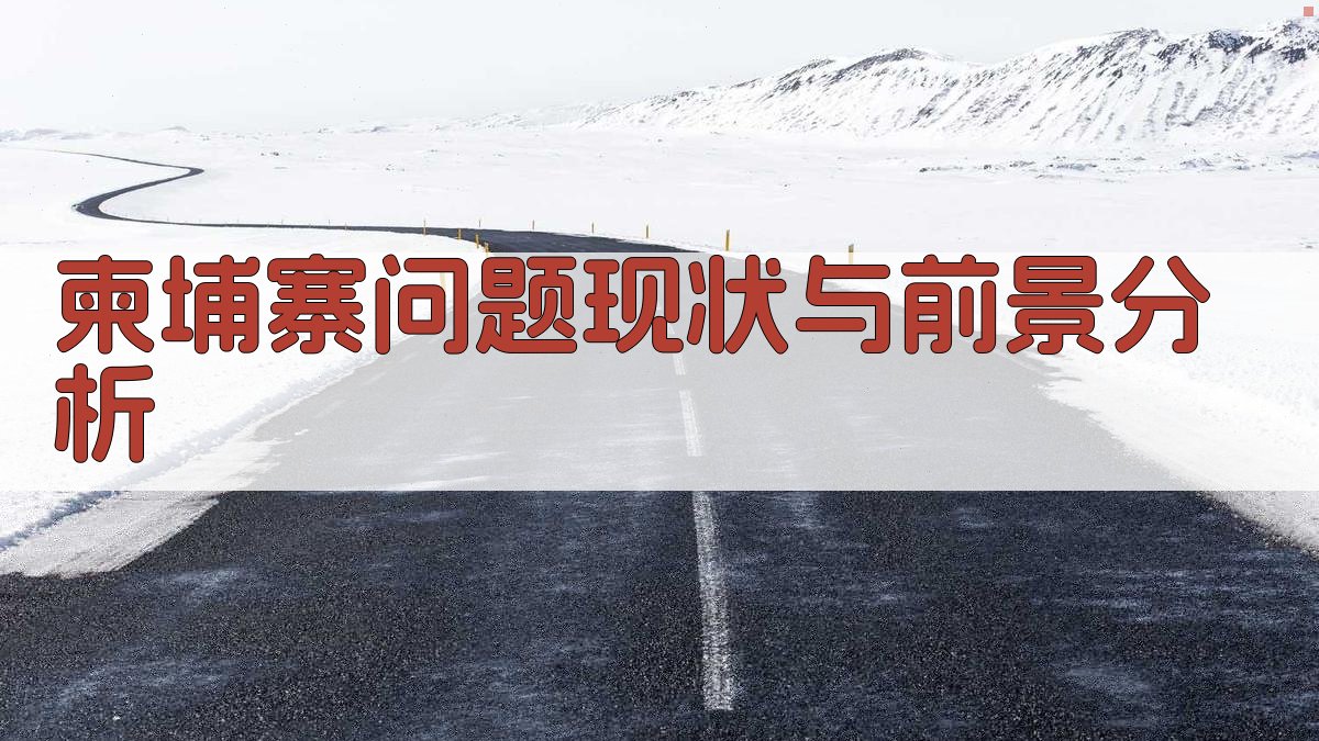 AI柬埔寨问题现状与前景分析