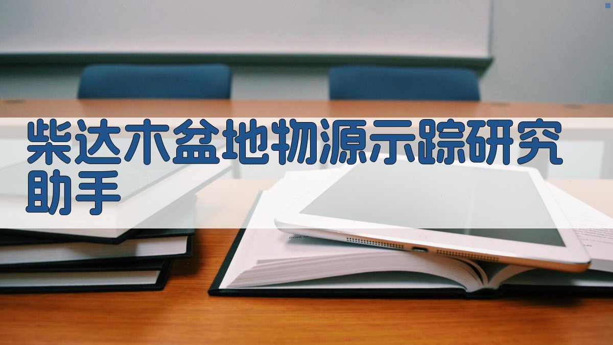 柴达木盆地北缘新生代物源示踪分析工具
