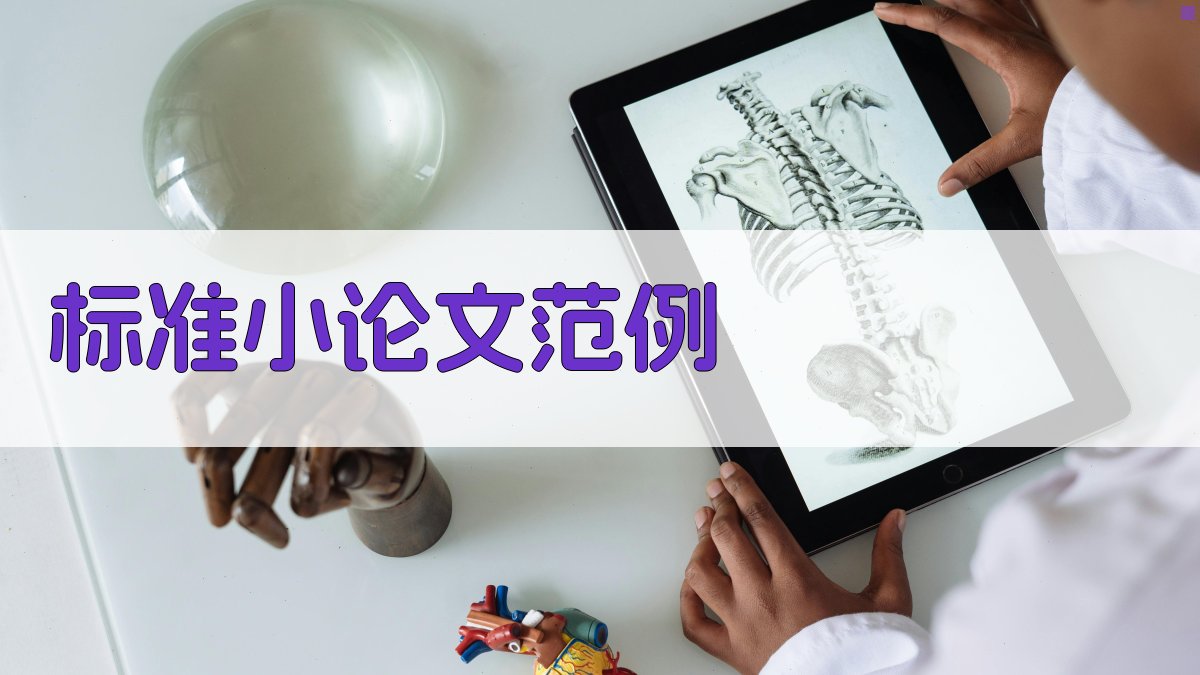 AI标准小论文范例生成