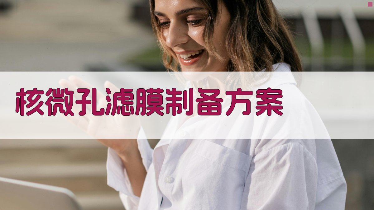 AI核微孔滤膜制备方案生成器