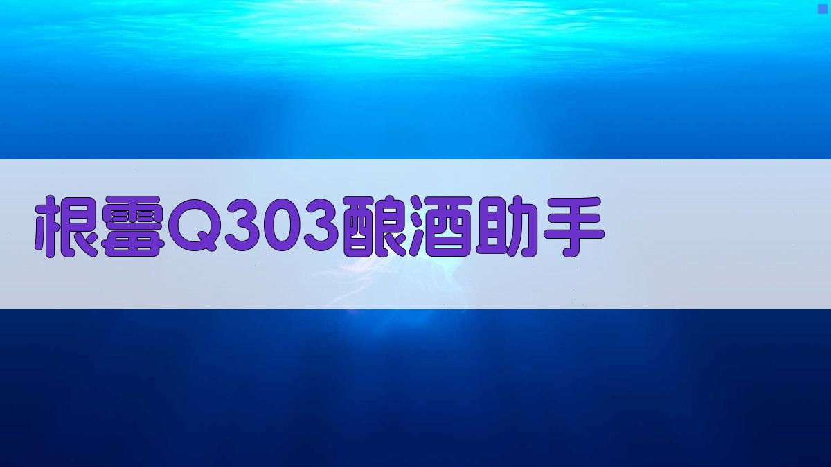 根霉Q303酿酒方案