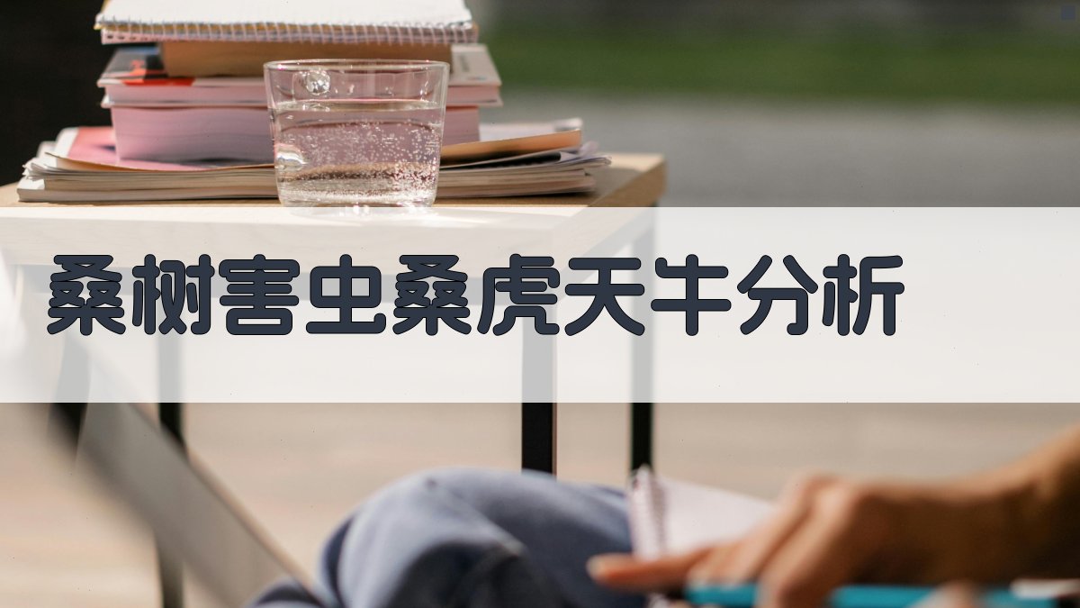 桑树害虫桑虎天牛智能分析工具