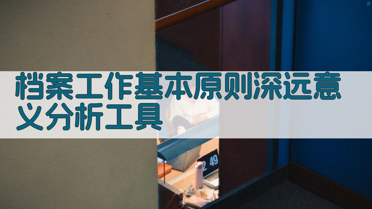 档案工作基本原则深远意义分析工具