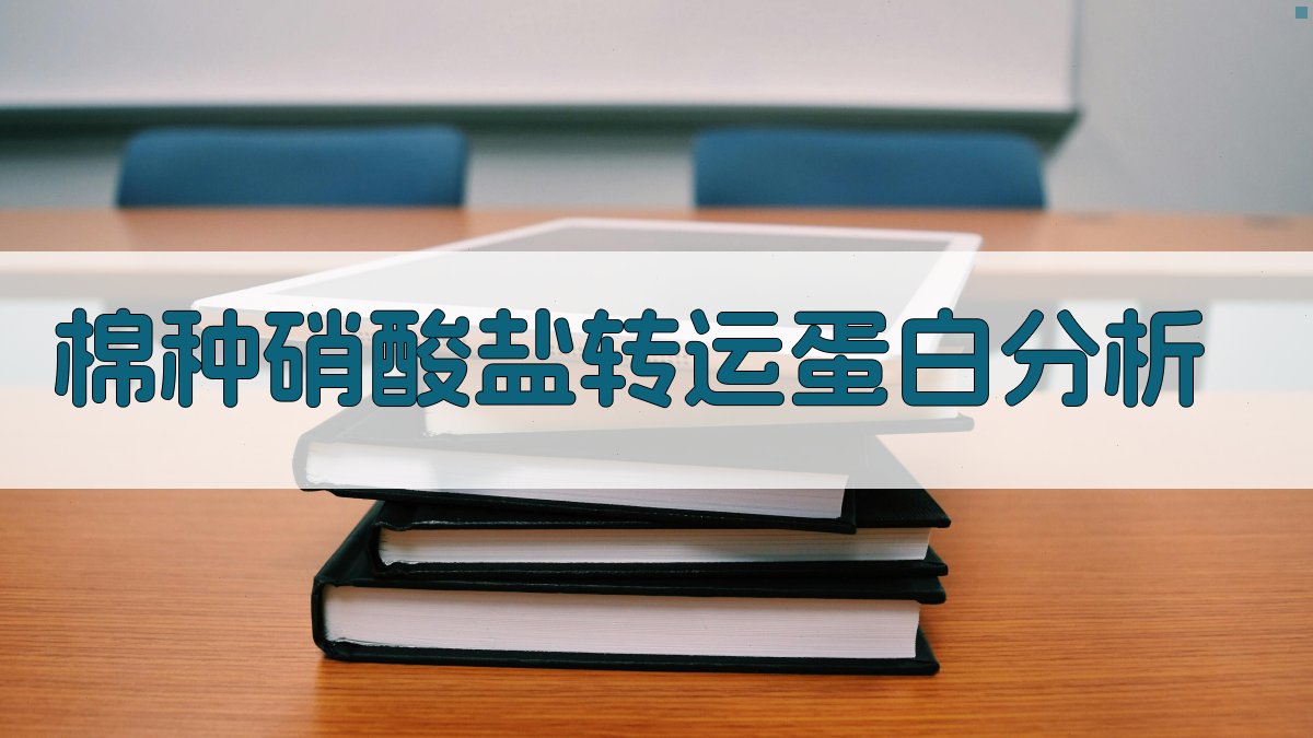 AI棉种硝酸盐转运蛋白分析工具