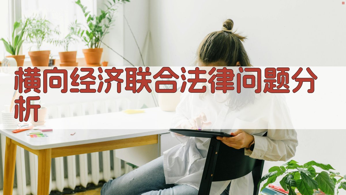 AI横向经济联合法律问题分析