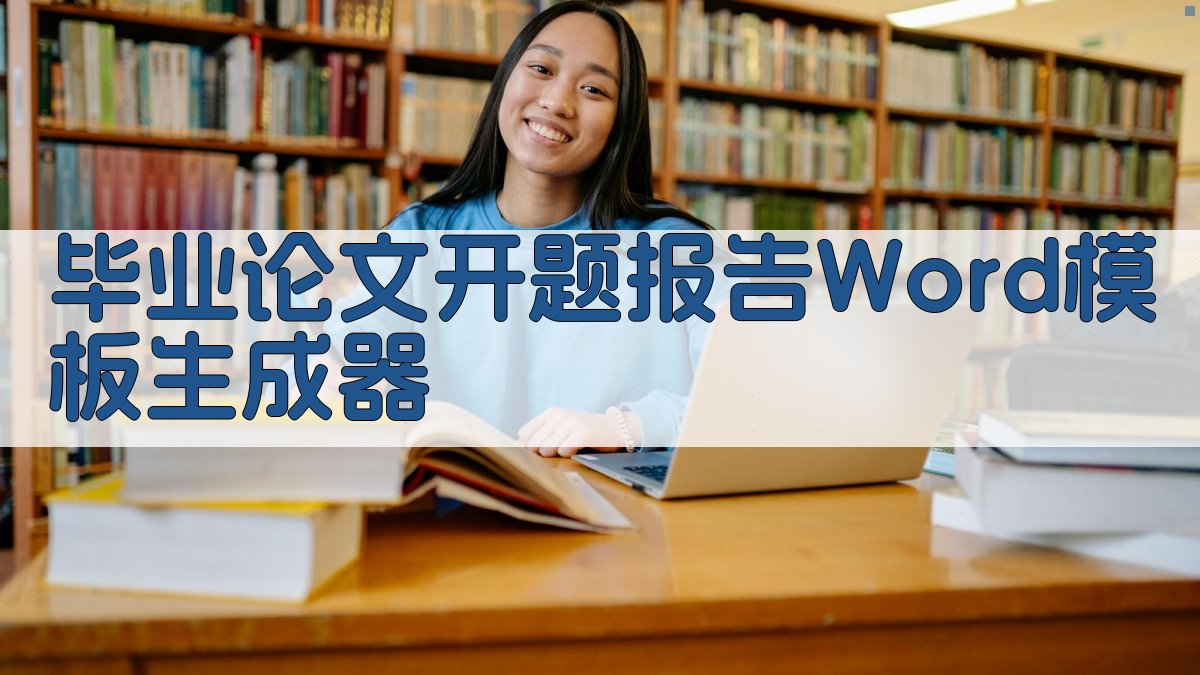 AI毕业论文开题报告Word模板生成器