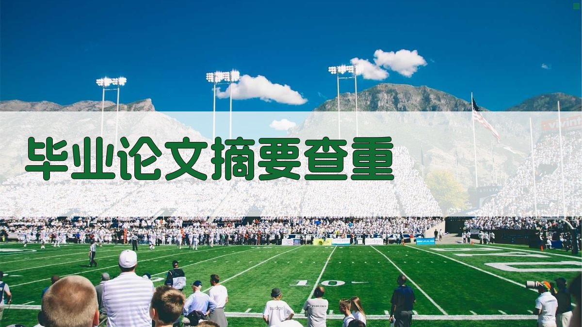 AI毕业论文摘要查重