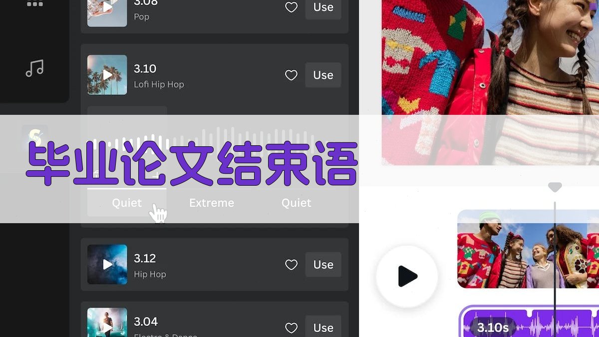 毕业论文结束语