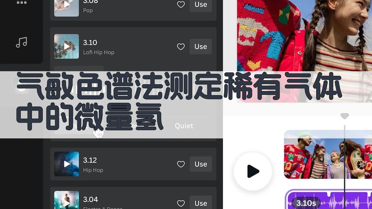 气敏色谱法微量氢分析