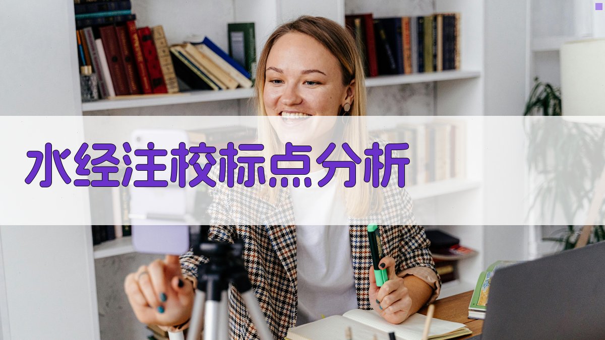 《水经注校》标点分析