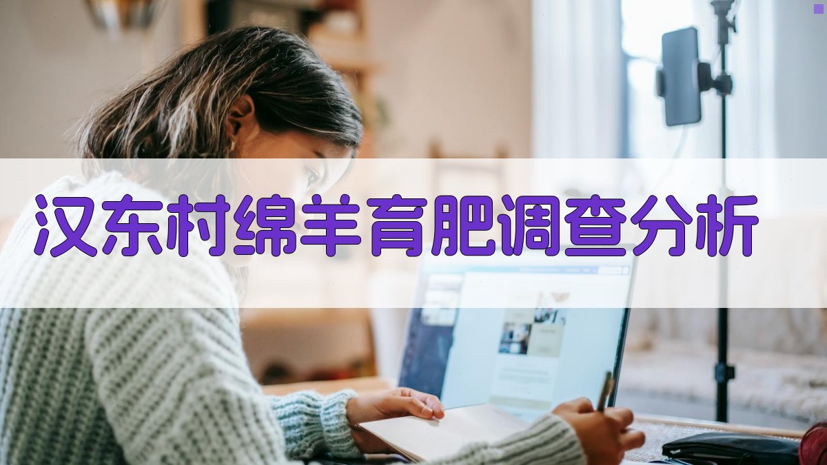 汉东村绵羊育肥调查分析