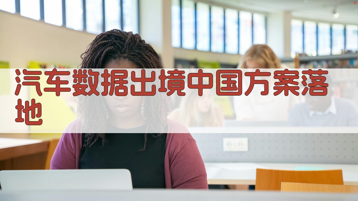 汽车数据出境合规助手