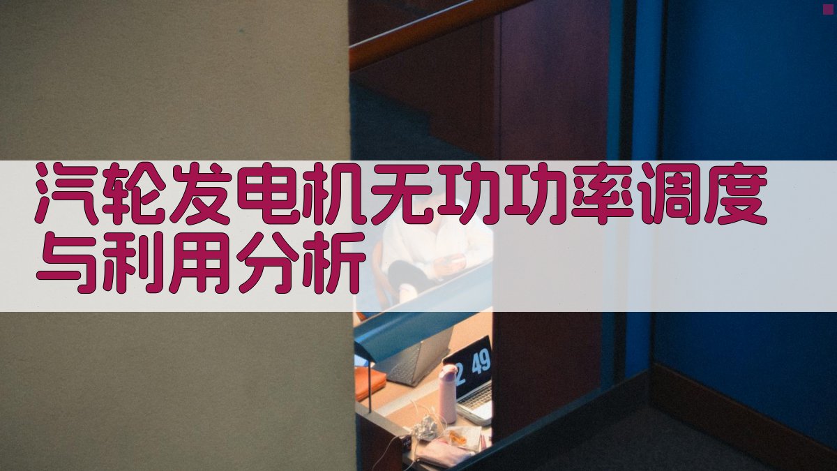 汽轮发电机无功功率调度与利用分析